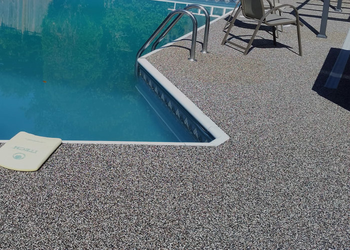 pool rubber paving services